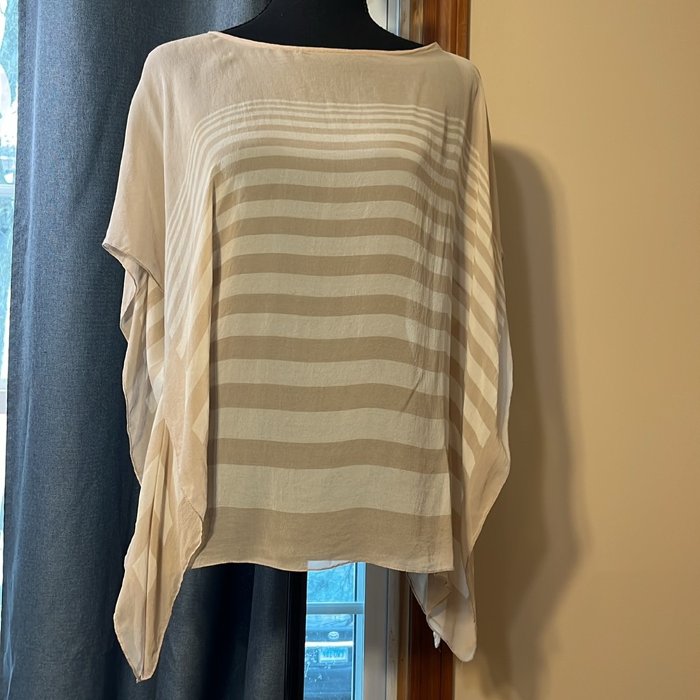 Talbots XS/S Sheer Blouse